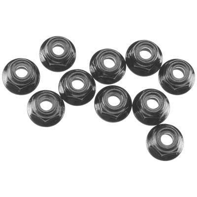 Axial Nylon Locknut M4 Black (10) (AXA1045)