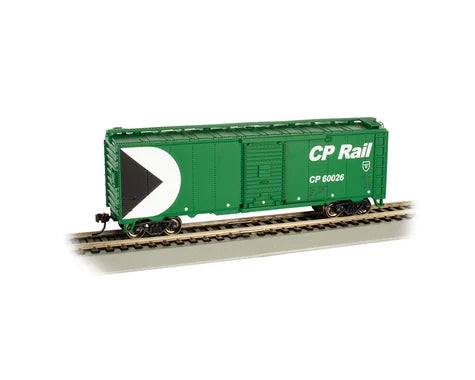 Bachmann HO 40' Box Car CP RAIL #60026 - Green (BAC16004)