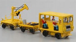 BACHMANN Speeder with Work Crane and Car (BAC16946)