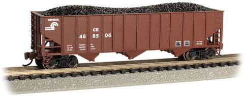 Bachmann N Steel 3-Bay Hopper, CONRAIL #488506 (BAC18752)