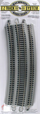 Bachmann 33.25" Radius Curved Nickel Silver E-Z HO (BAC44504)