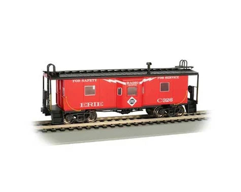 Bachmann HO Bay Window Caboose w Roof Walk ERIE (BAC73203)