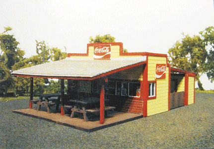 Branchline Burger Stand - Laser Art HO SCALE (BRA646)