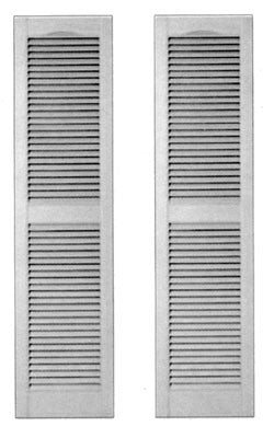 Branchline Window Shutters Fits 3' Window pkg(12)HO SCALE (BRA745)