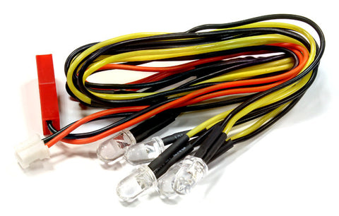 Integy LED 5mm Light (5) for 1/10 SCX-10, Scale Crawler, Off-Road, On-Road TC & Drift (C25530YELLOW)