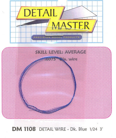 Detail Master Detail Wire - Dk.Blu .0075” Dia (DM-1108)