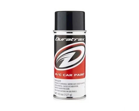 DuraTrax Polycarb Spray Base Cover Coat, Black, 4.5oz (DTXR4291)