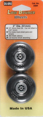 DuBro Low Bounce Smooth Wheels 2"    (DUB200R)