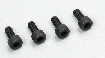 Dubro Socket Cap Screws 3mmx6 (4) (DUB2121)