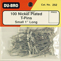 DuBro T-Pins 1" (100) (DUB252)