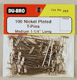 DuBro T-Pins 1-1/4" (100) (DUB253)