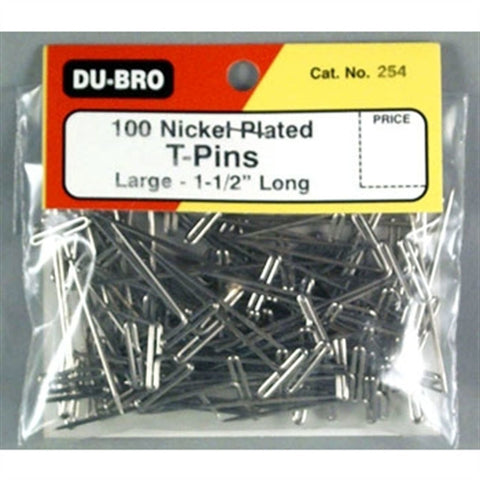 DuBro T-Pins 1-1/2" (100) (DUB254)