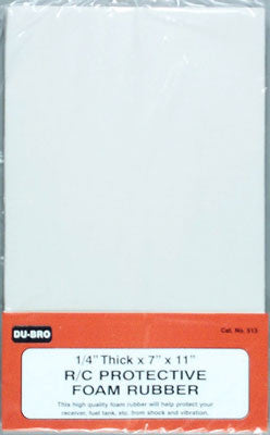 DuBro Foam Rubber 1/4" (DUB513)