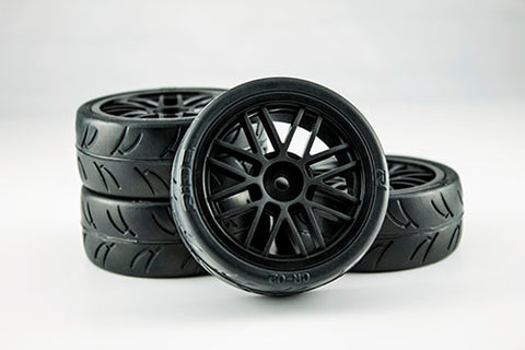 USGT Pre Glued Tires (GRC124GTB)