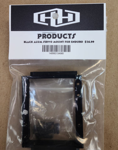 Hamilton Hobbies ENDURO ALUM MOTOR MOUNT - BLACK  (HAM134065)