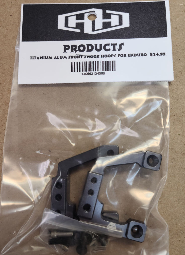 Hamilton Hobbies Titanium Aluminum Front Shock Hoops for Enduro   (HAM134068)