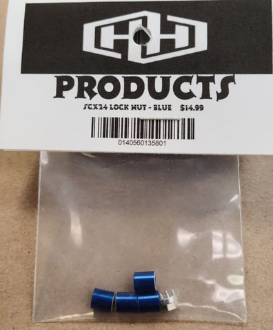 Hamilton Hobbies SCX24 LOCK NUT - BLUE  (HAM135801)