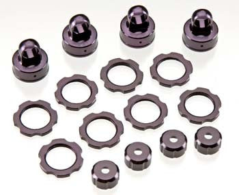 HPI Racing Shock Color Parts Set Dark Brown Anodized (HPI103441)