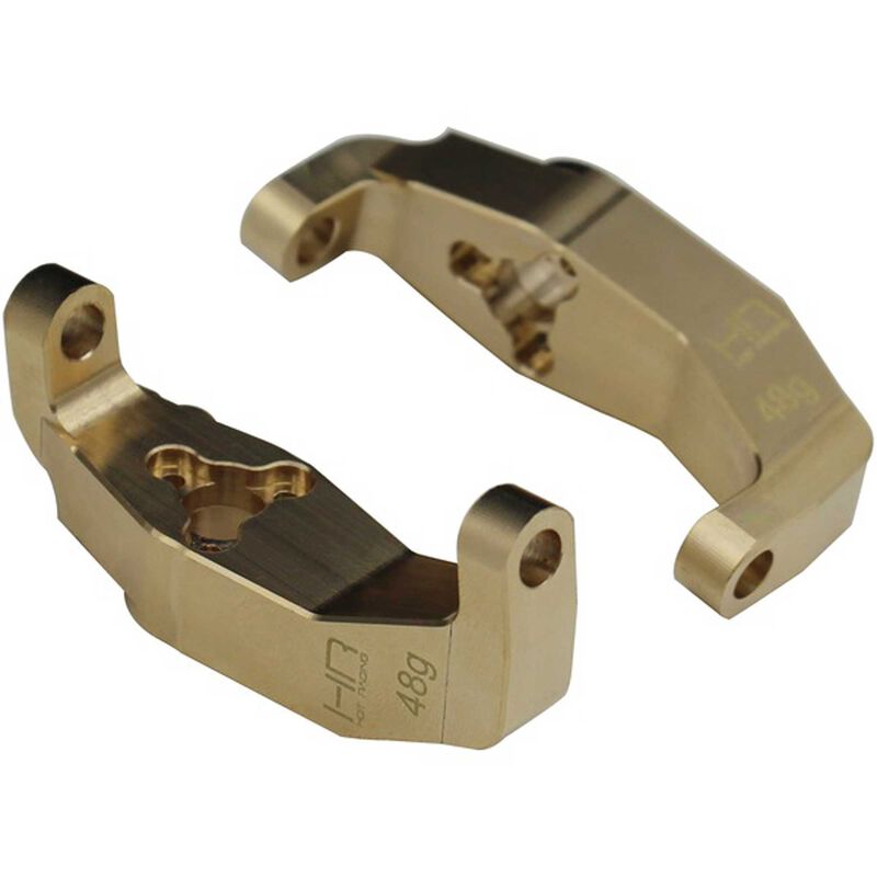 Hot Racing Brass C-Hubs Red Cat: Redcat Gen8  (HRAEVE19H)