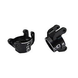 Hot Racing Black Aluminum Rear Axle Portal Mount: TRX4  (HRATRXF22M01)