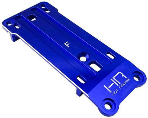 Hot Racing Blue Aluminum Front Tie Bar Pin Mount for Traxxas X-Maxx 6S & 8S  (HRAXMX08M06)