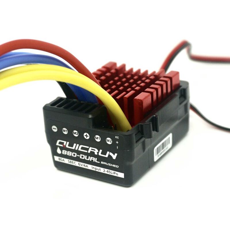 HobbyWing Quicrun 880 ESC, 80A, 1/10 & 1/8  (HWI30120301)