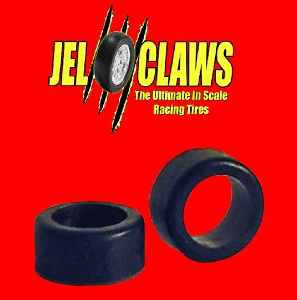 IHS 1/64 Jel Claws Rubber Racing Tires for AFX Super G+front (10) (IHS2060F)