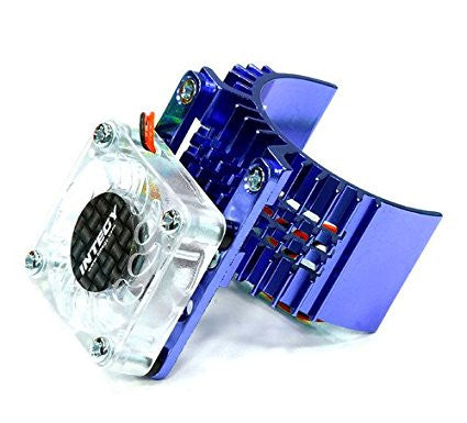 INTEGY BLUE MOTOR HEATSINK W/FAN (INTT8074BLU)
