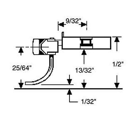 Kadee HO MP Coupler,9/32"Over(2pr)    (KAD22)