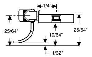 KADEE HO MP Coupler,1/4"Under(2pr) (KAD24)
