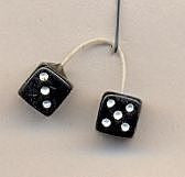 Ken's D2 1/24-1/25 Black Fuzzi Dice (KEN-D2)