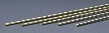 K&S Solid Brass Rod 1/8x36"  (K+S1162)