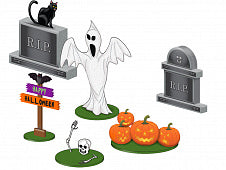 Lionel O RTR Halloween Lawn Figures (LNL1930080)