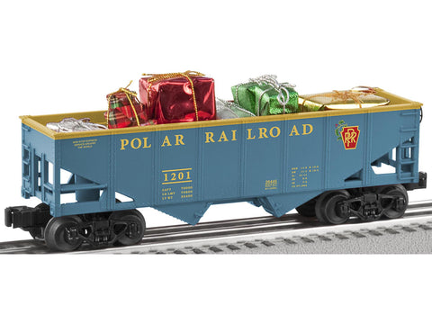 Lionel Polar Railroad Hopper with Presents O (LNL626445)