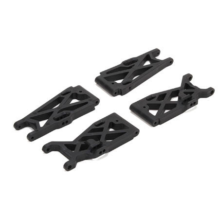 Losi Front/Rear Suspension Arm Set: Mini 8T (LOS214000)