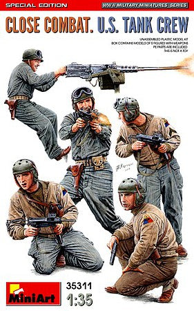 Mini Art 1/35 WWII Close Combat US Tank Crew (SP. ED) (MNA35311)