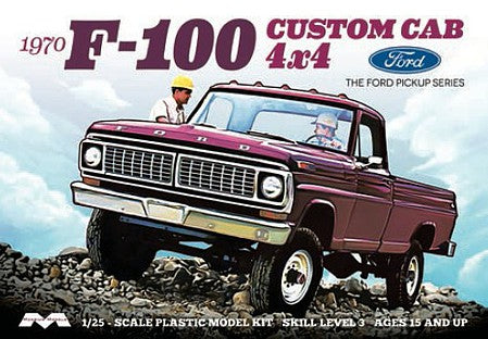 Moebuis Models 1/25 1970 Ford F-100 Custom Cab (MOE1230)