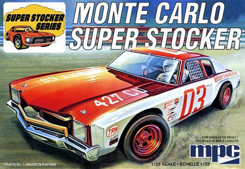 MPC 1971 CHEVY MONTE CARLO SUPER STOCKER 1:25 SCALE (MPC962M)