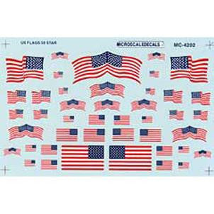 HO US Flags, 50-Star 1960+ (MSIMC4202)