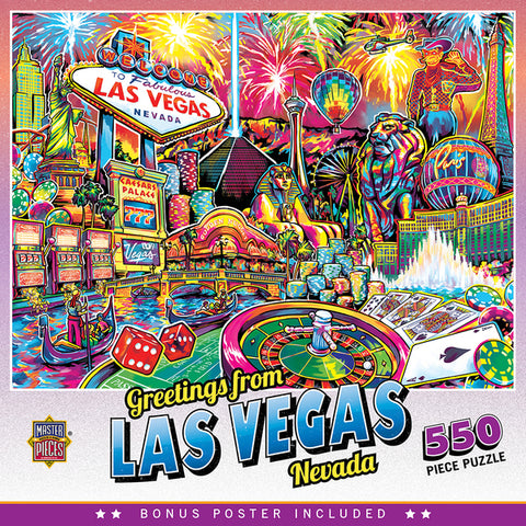Las Vegas 550pc Puzzle  (MST32025)