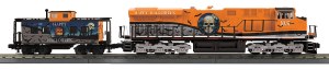 MTH ES44AC Imperial Diesel & Caboose Set With Proto-Sound 3.0 -  Halloween  (MTH30209751)