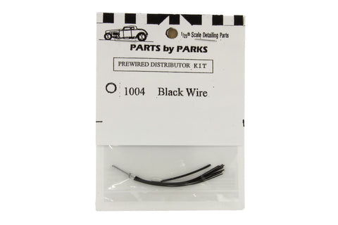 Parts by Parks 1/24-1/25 Black Prewired Distributors w/Aluminum Coil & Spark Plug Boot Material (PBP1004)
