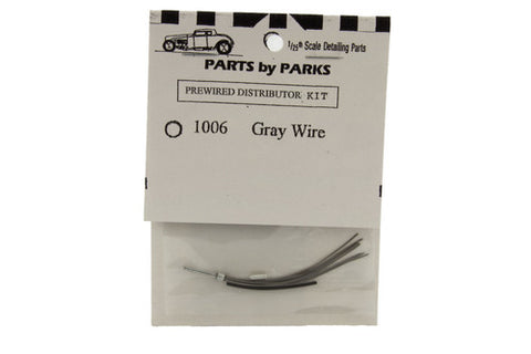 Parts by Parks 1/24-1/25 Gray Prewired Distributors w/Aluminum Coil & Spark Plug Boot (PBP1006)
