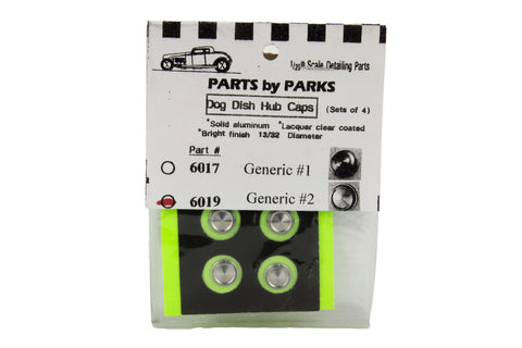 Parts by Parks 1/24-1/25 Dog Dish Hub Caps, Generic #2 (PBP-6019)