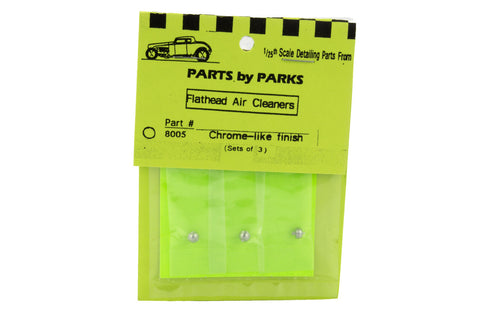 Parts by Parks 1/24-1/25 Flathead Air Cleaner (Chrome Finish) (3) (PBP8005)