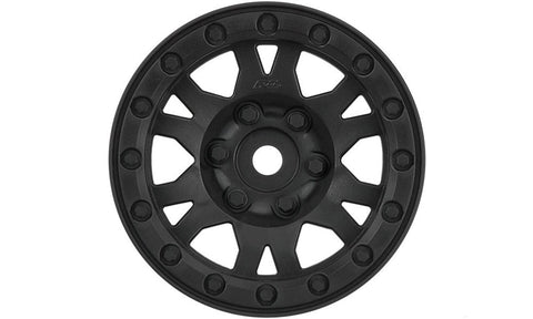 Pro-Line Front Rear Impulse 1.9 Black Plastic Bead-Loc Wheel (PRO276903)