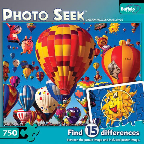 Photo Seek Hot Air Balloons Jigsaw Challenge 750-piece Puzzle  (17033)