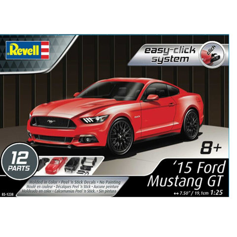 Revell 1/25 2015 Ford Mustang GT "Easy-Click"  (RMX851238)