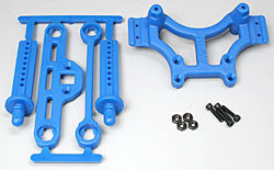 RPM Shock Tower/Adjustable Mount Blue T/E-Maxx (RPM80165)