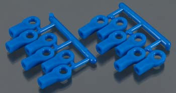 RPM Rod Ends Short Blue 1/10 Traxxas (RPM80475)